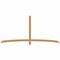 Ekena Millwork Bellingham Timber Gable Bracket, Western Red Cedar, 108"W x 49"H x 3 1/2"D x 3 1/2"F, 11/12 Pitch GBW108X49X0404BEL00SWR - alternate 1